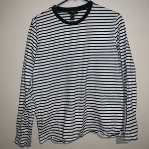 Black and white striped shirt